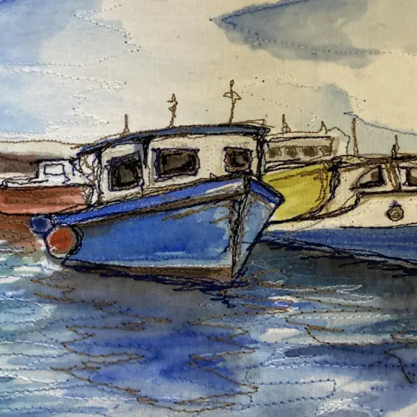 Stitched Places: Free-motion Machine Embroidery