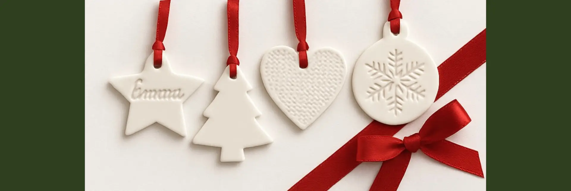 Make Your Own Porcelain Christmas Keepsakes